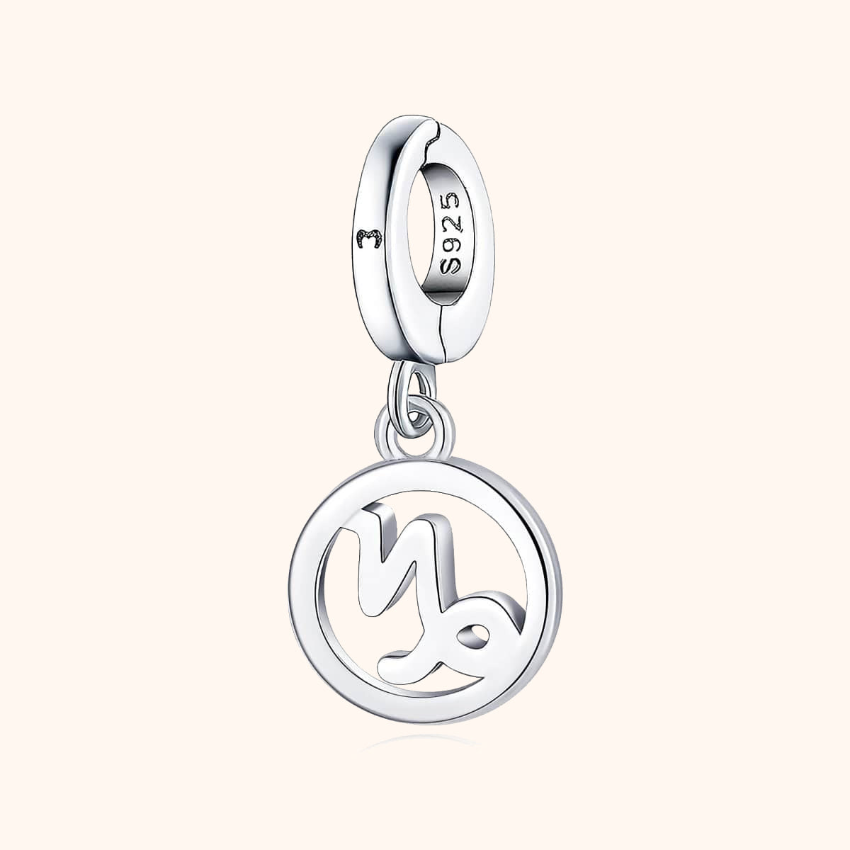 Kreisförmiger Zodiak Charm