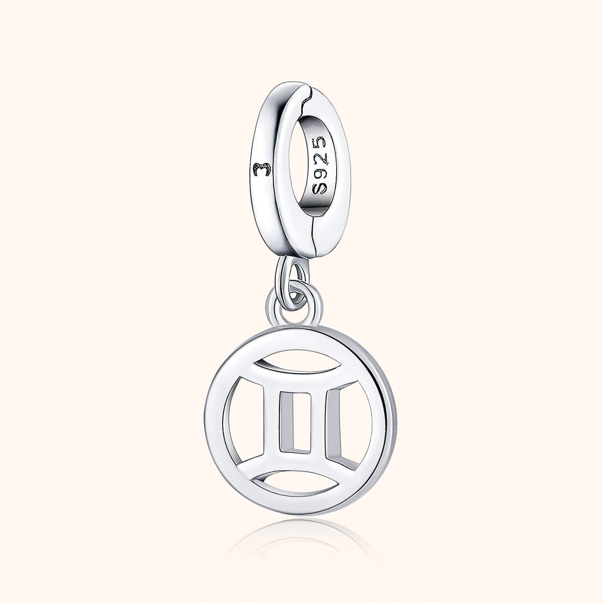 Kreisförmiger Zodiak Charm