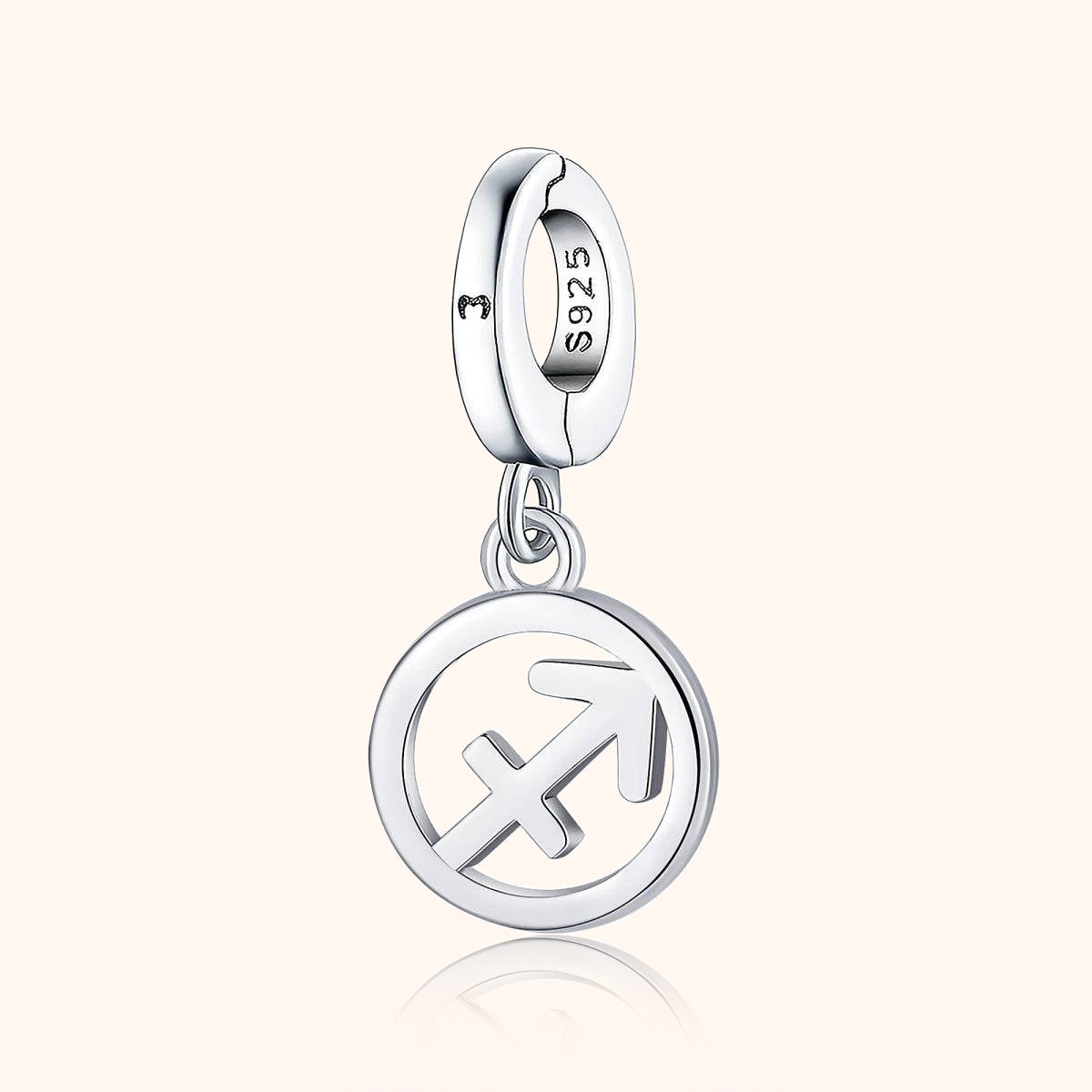 Kreisförmiger Zodiak Charm