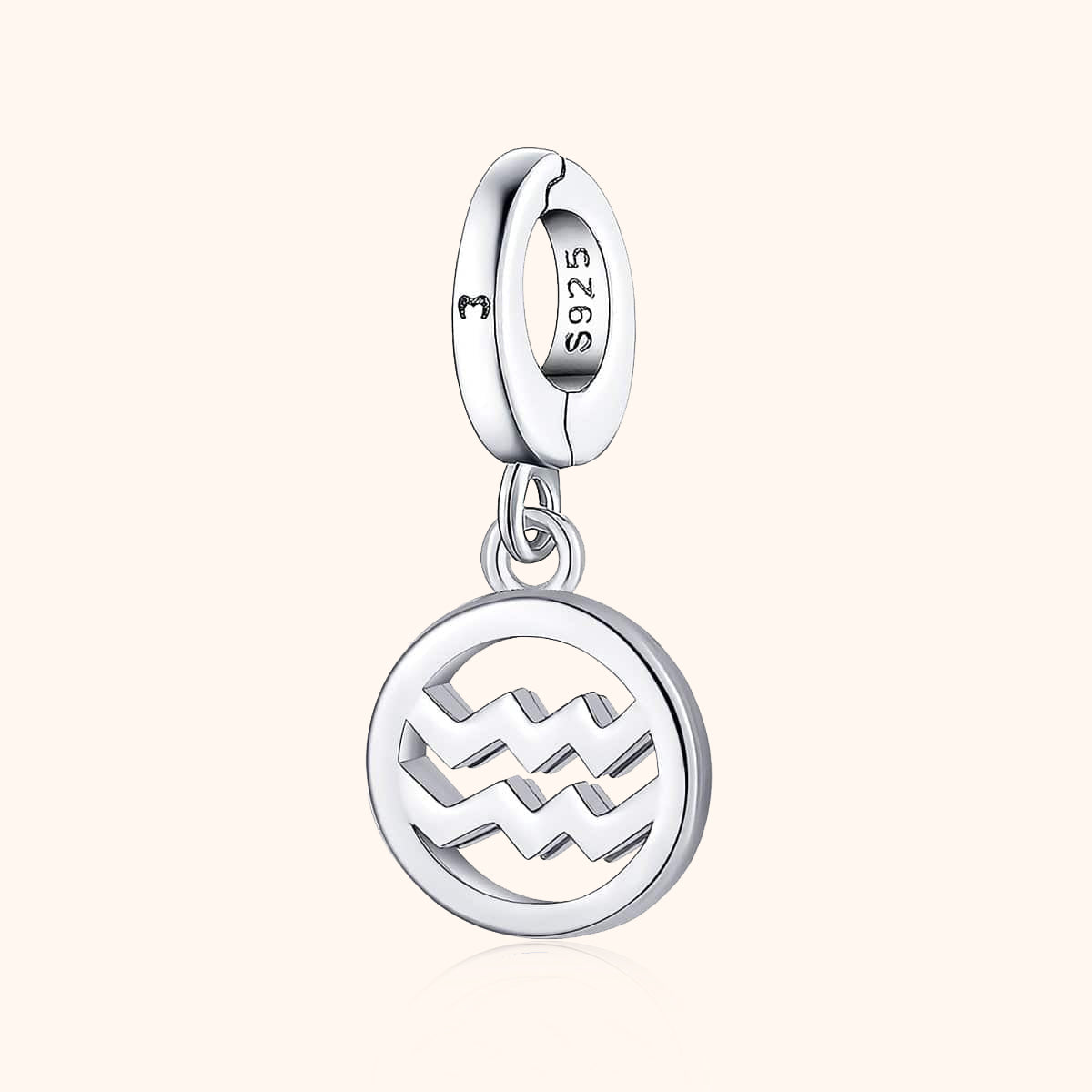 Kreisförmiger Zodiak Charm