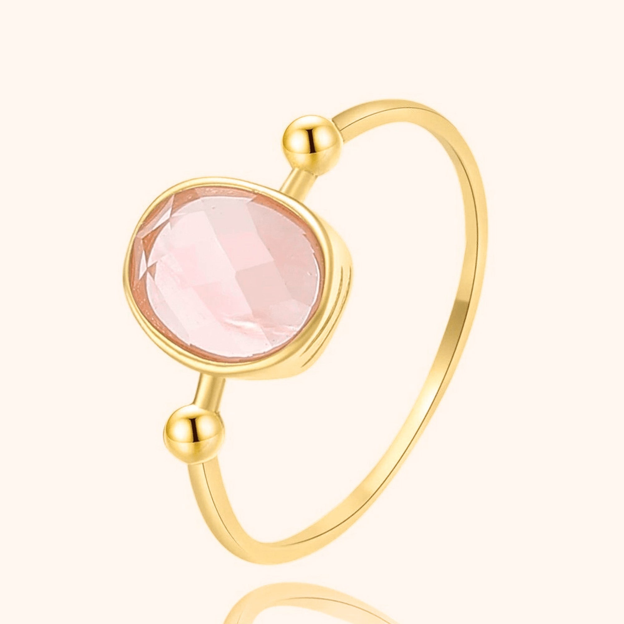 "Rosa Glanz" Ring - Emily Schmuck