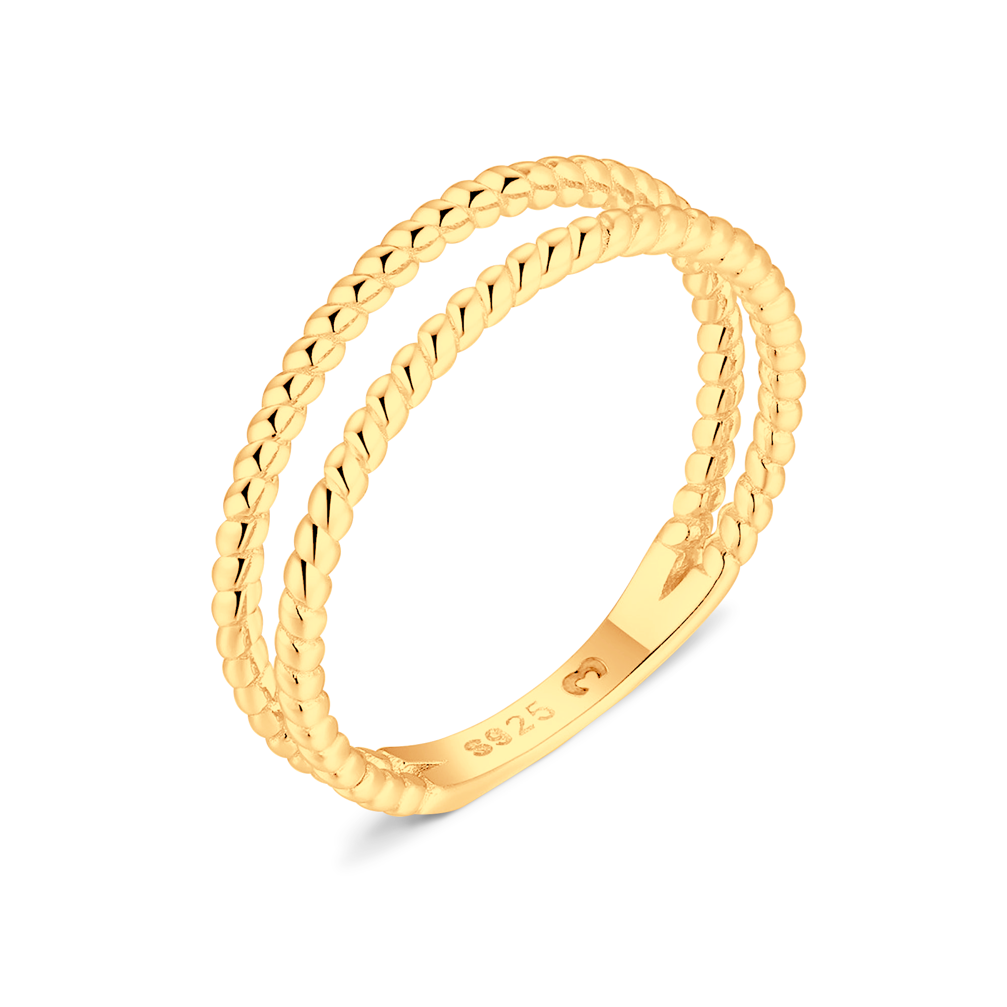 Geflochtene Leinen Ring