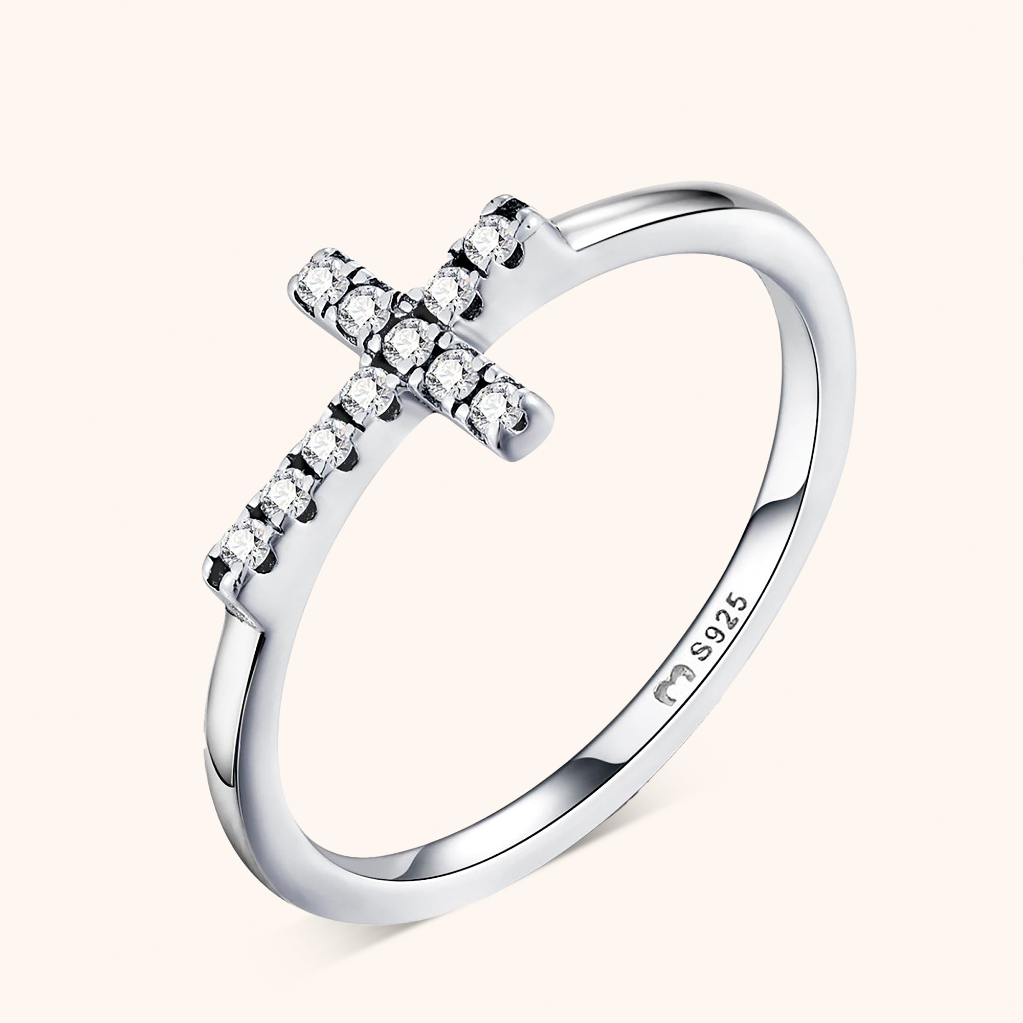 "Religiöses Kreuz" Ring - Emily Schmuck