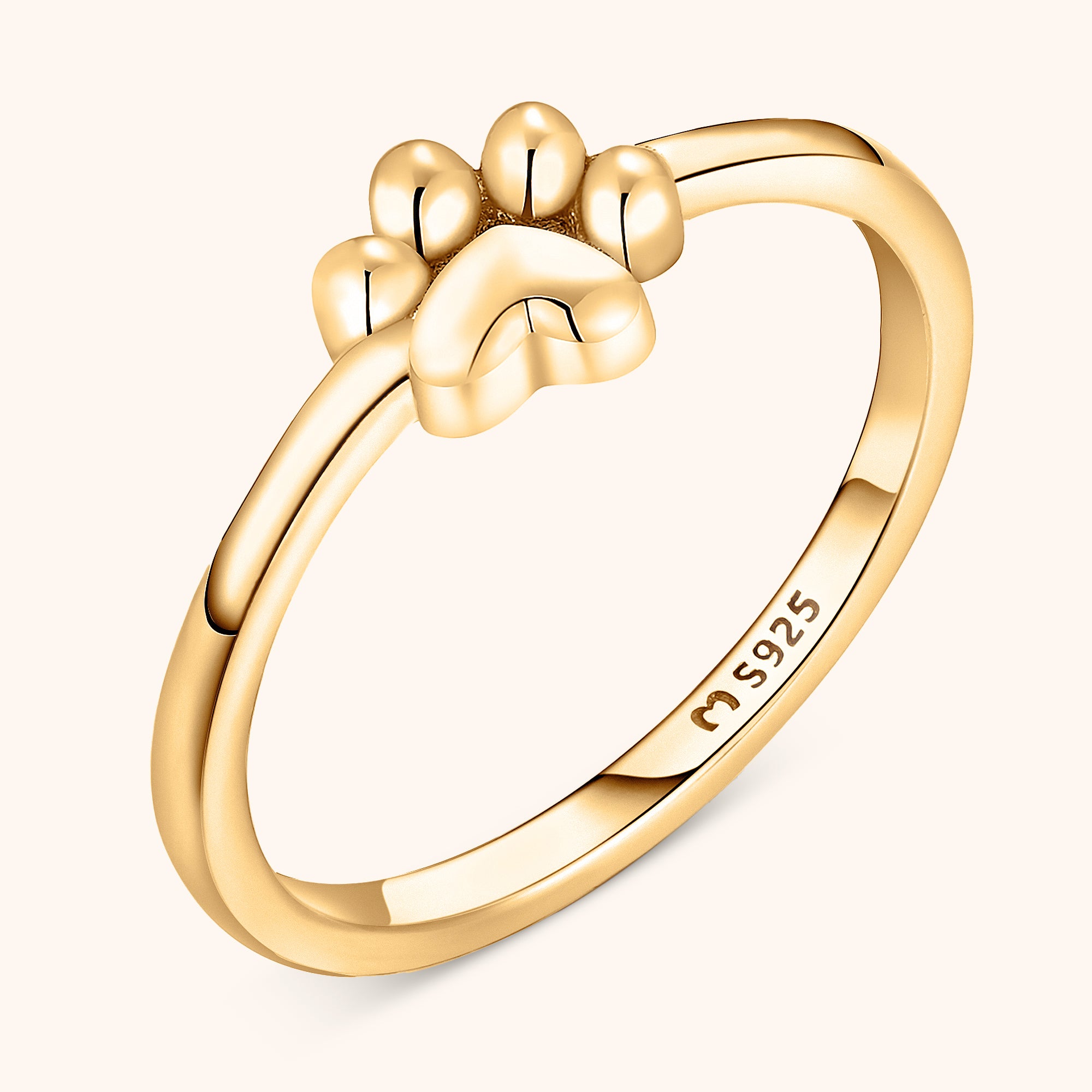 "Tier fußabdruck" Ring - Emily Schmuck