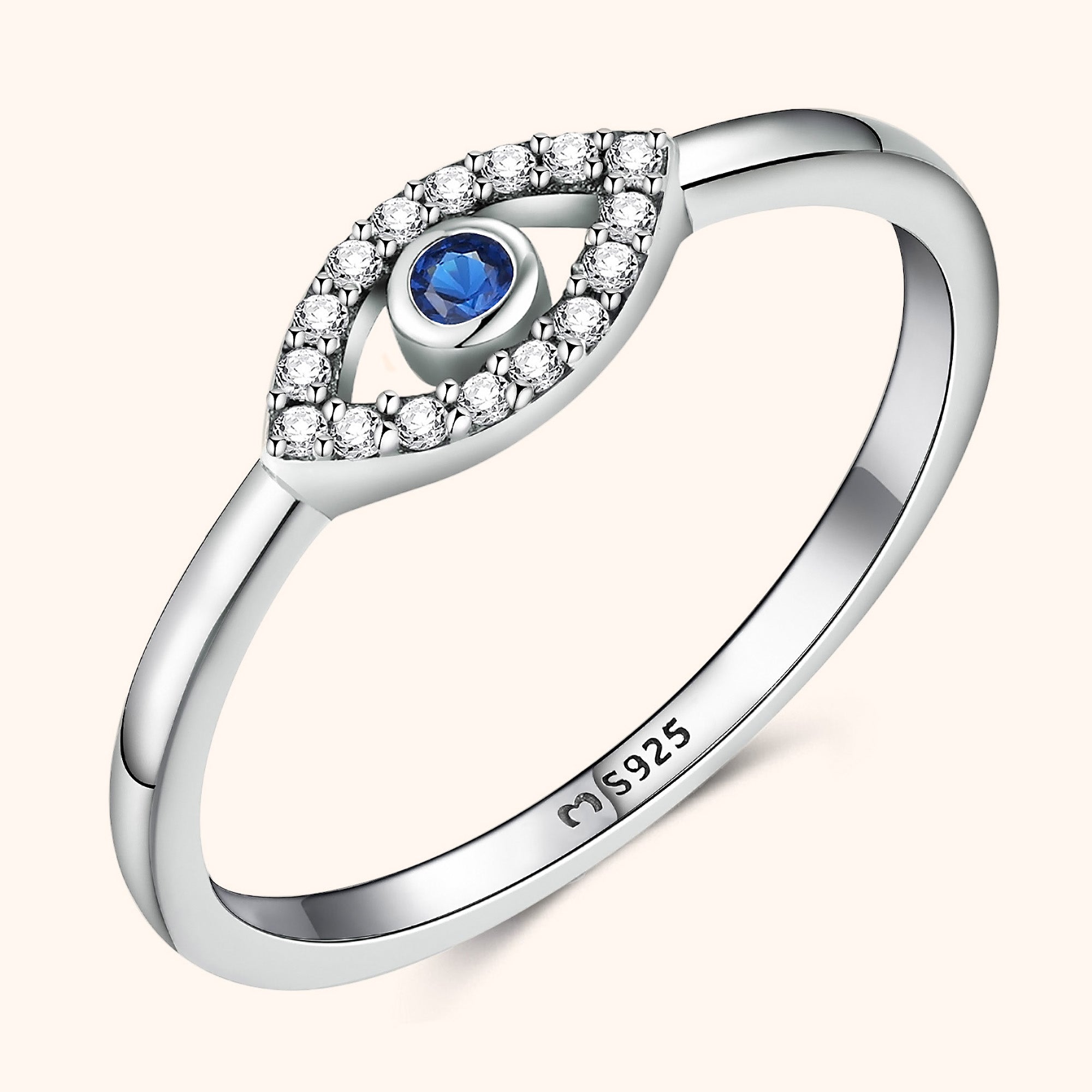 "Blaues Auge" Ring - Emily Schmuck