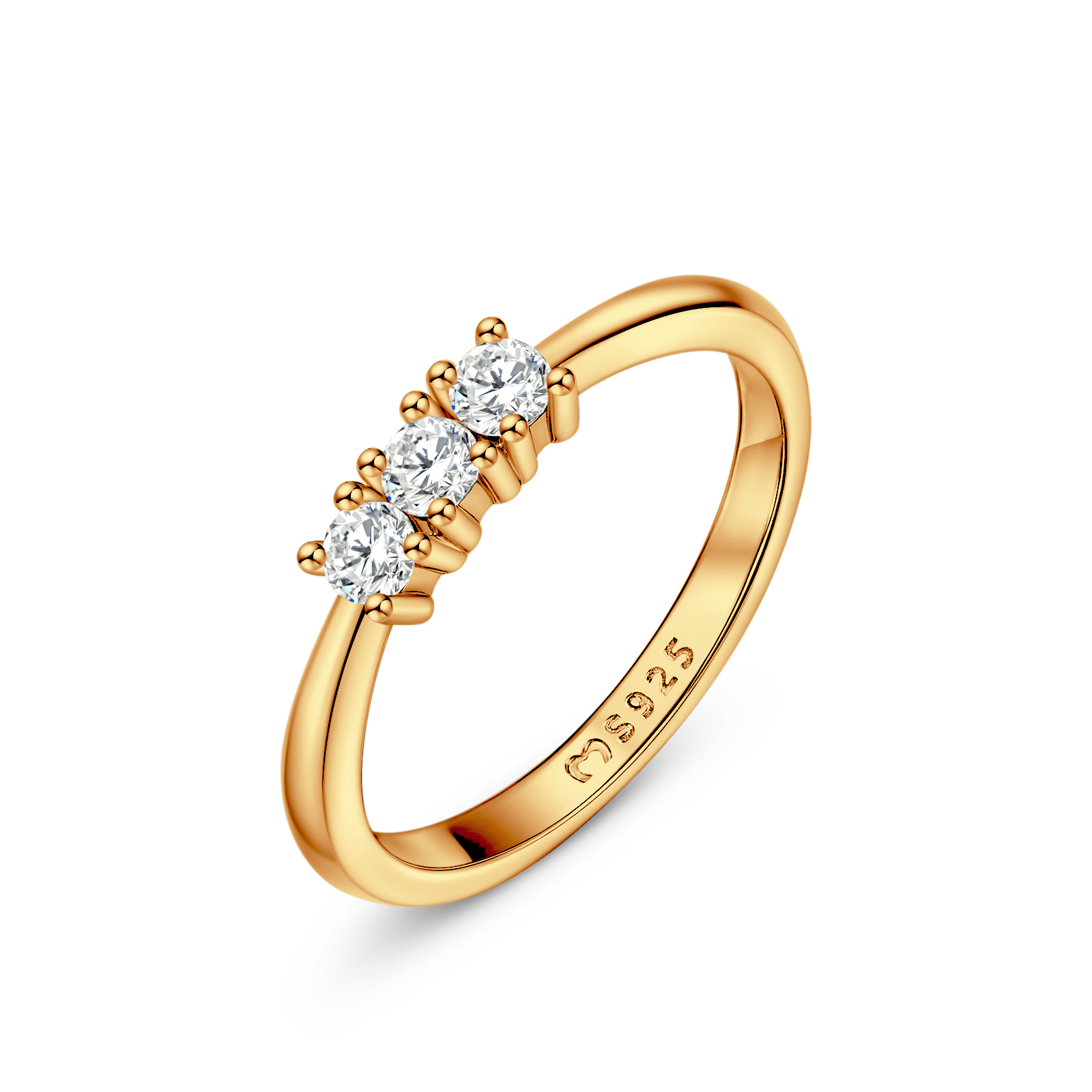Drei Leuchtende Ring