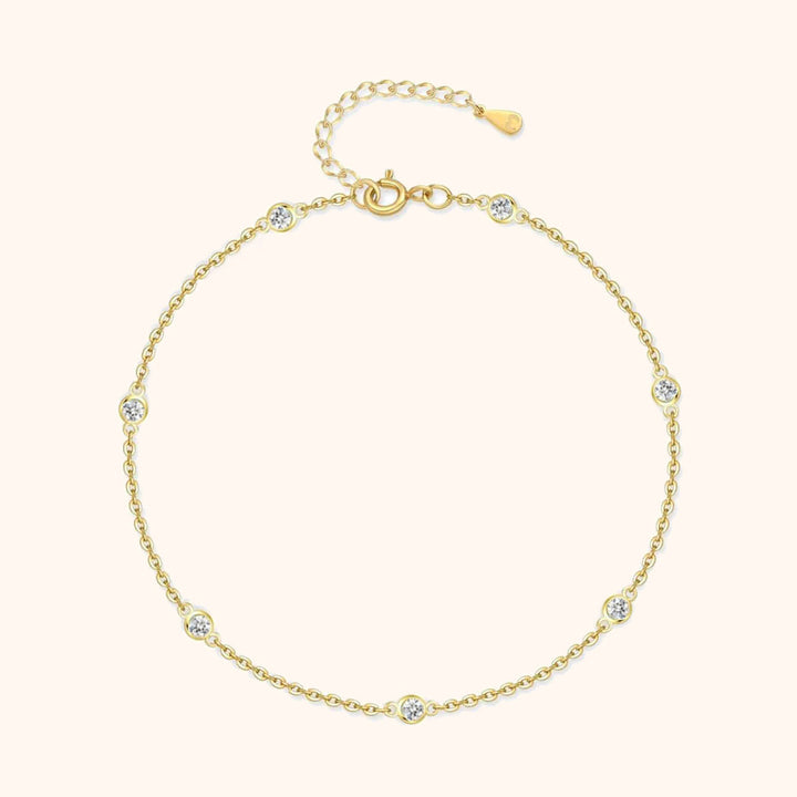 Diamanten Fußkettchen - Emily Schmuck