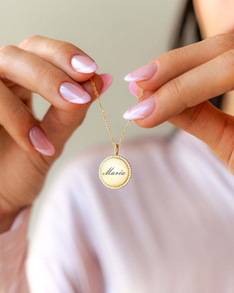 Medaillon Halskette - Personalisiert - Emily Schmuck