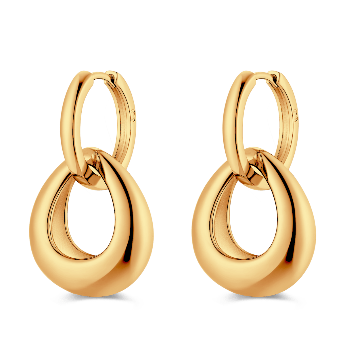 Hängende Reif-Ohrringe