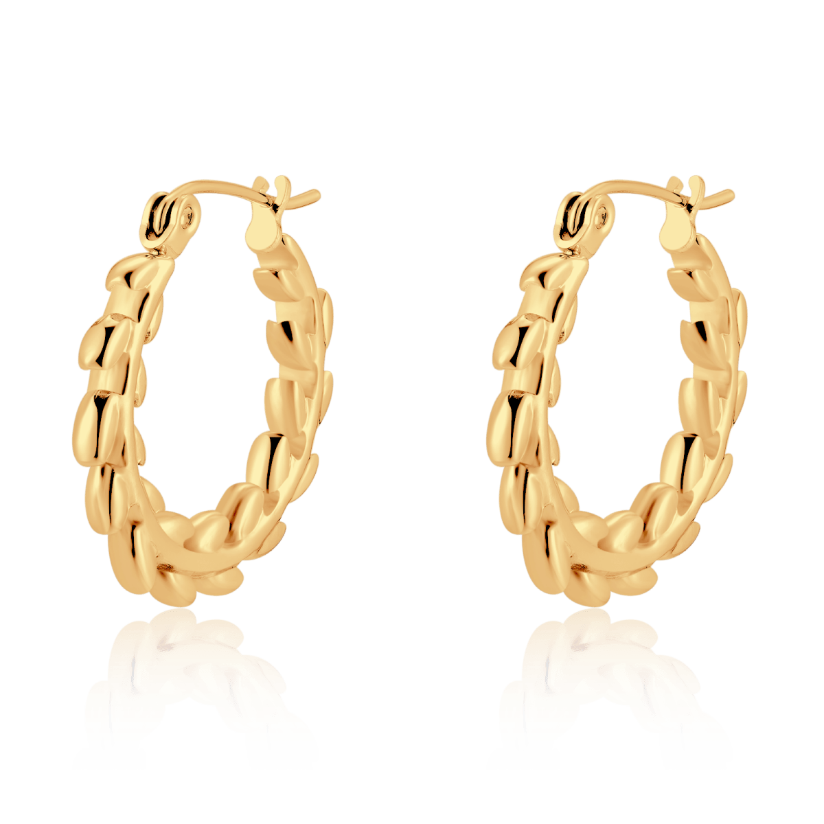 Gewinde Reif-Ohrringe