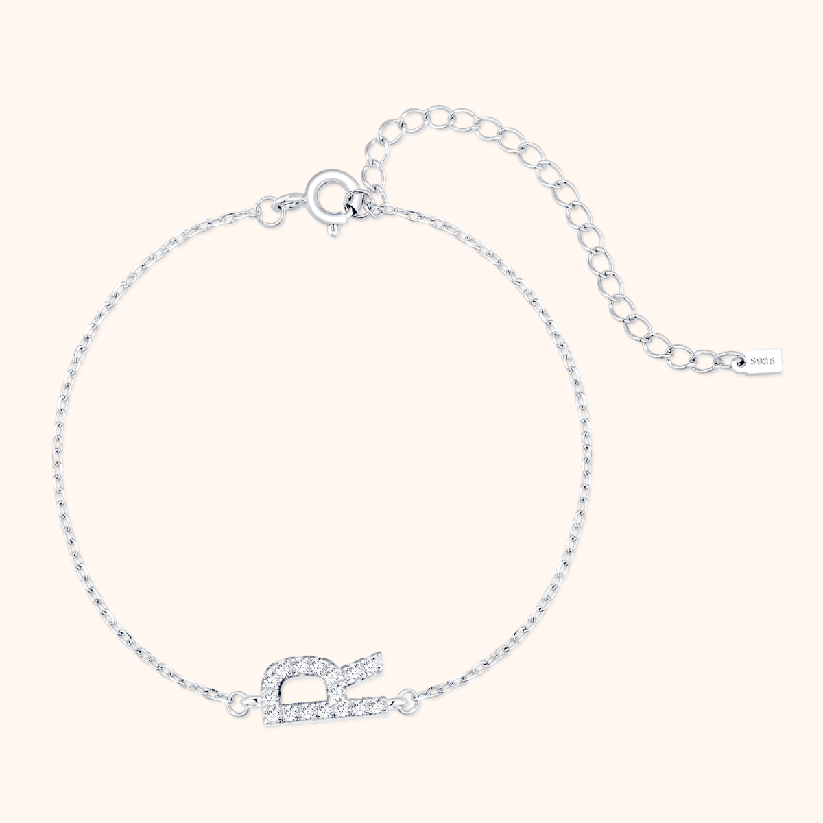 Alpha Letters Glitter Armband - Emily Schmuck