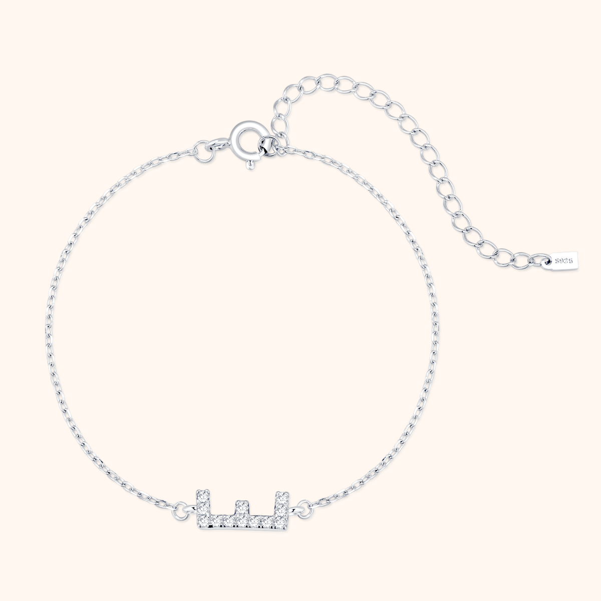 Alpha Letters Glitter Armband - Emily Schmuck