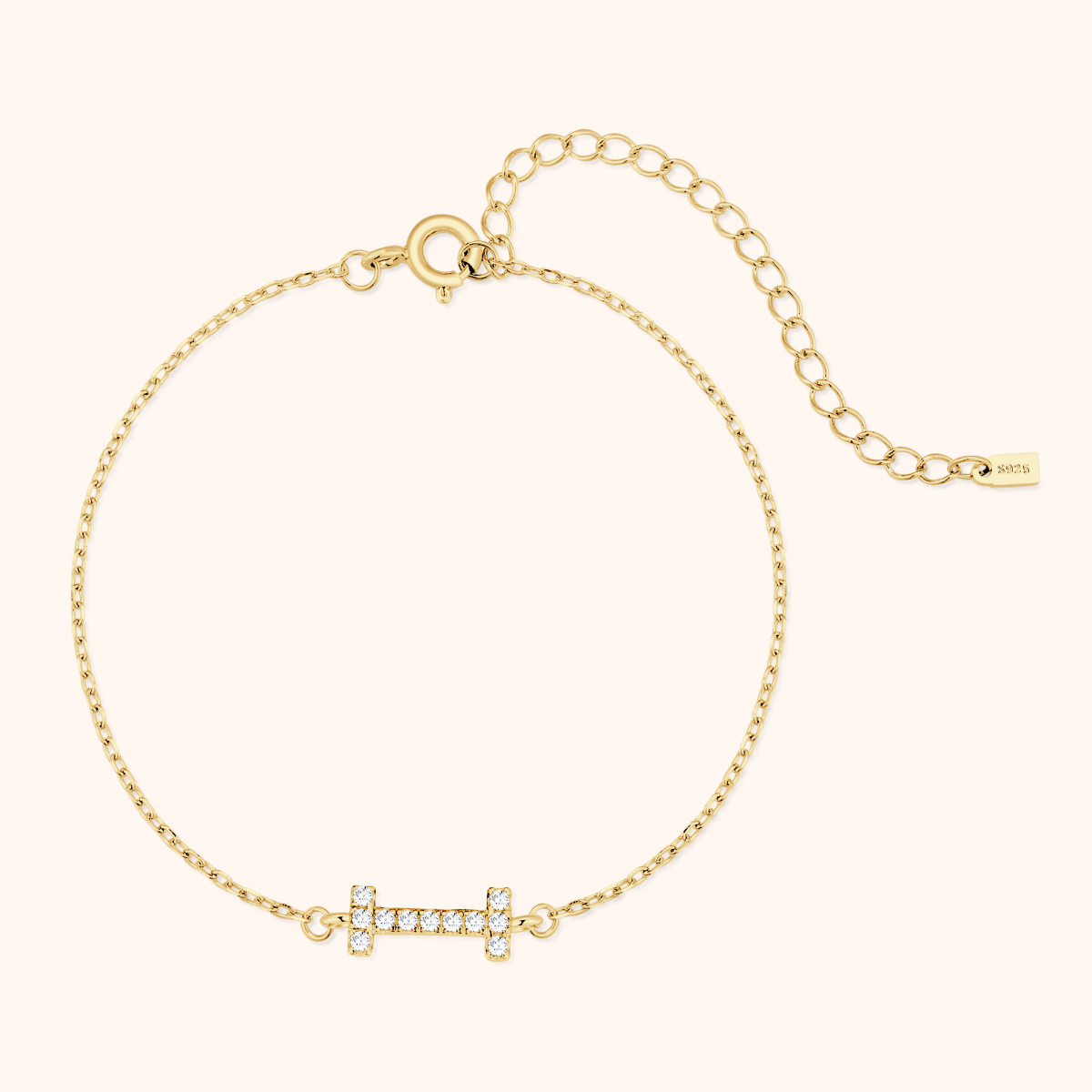 Alpha Letters Glitter Armband - Emily Schmuck