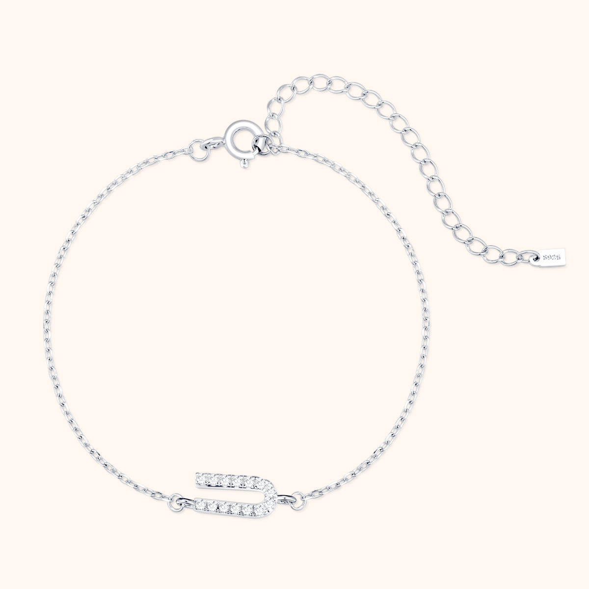 Alpha Letters Glitter Armband - Emily Schmuck