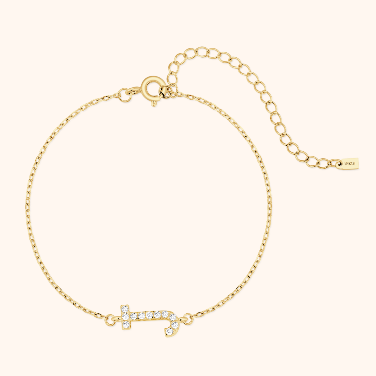 Alpha Letters Glitter Armband - Emily Schmuck