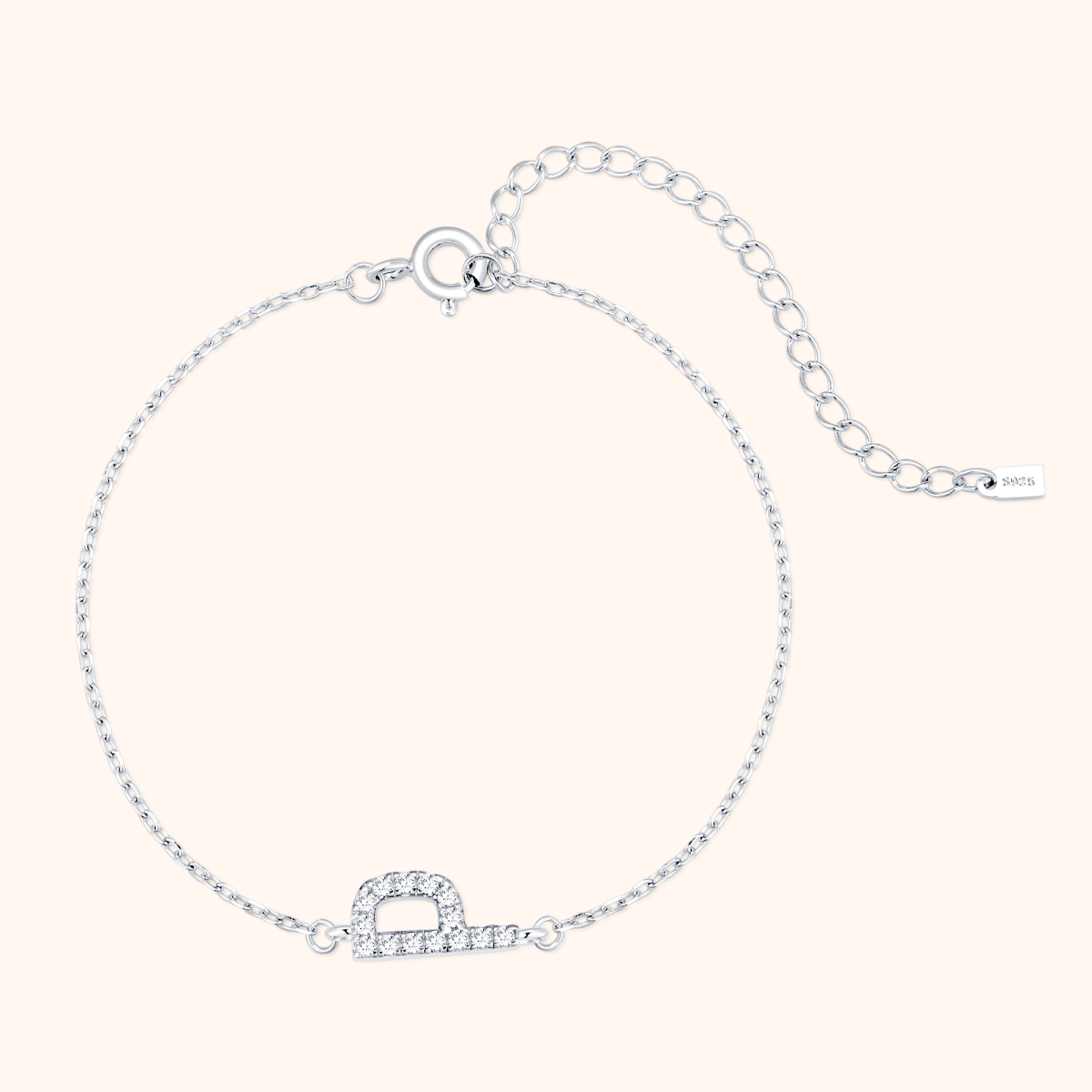 Alpha Letters Glitter Armband - Emily Schmuck