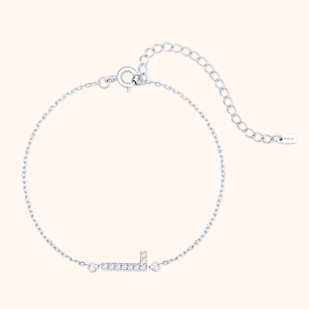 Alpha Letters Glitter Armband - Emily Schmuck