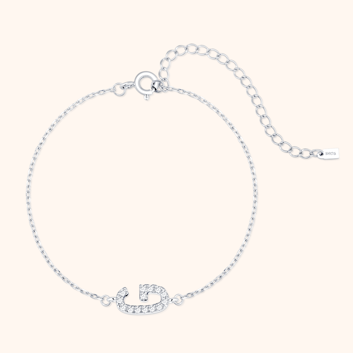 Alpha Letters Glitter Armband - Emily Schmuck