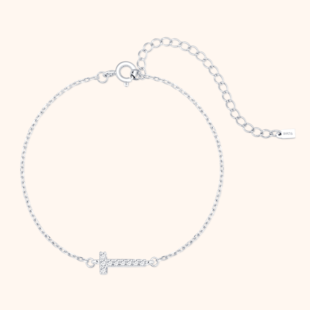 Alpha Letters Glitter Armband - Emily Schmuck