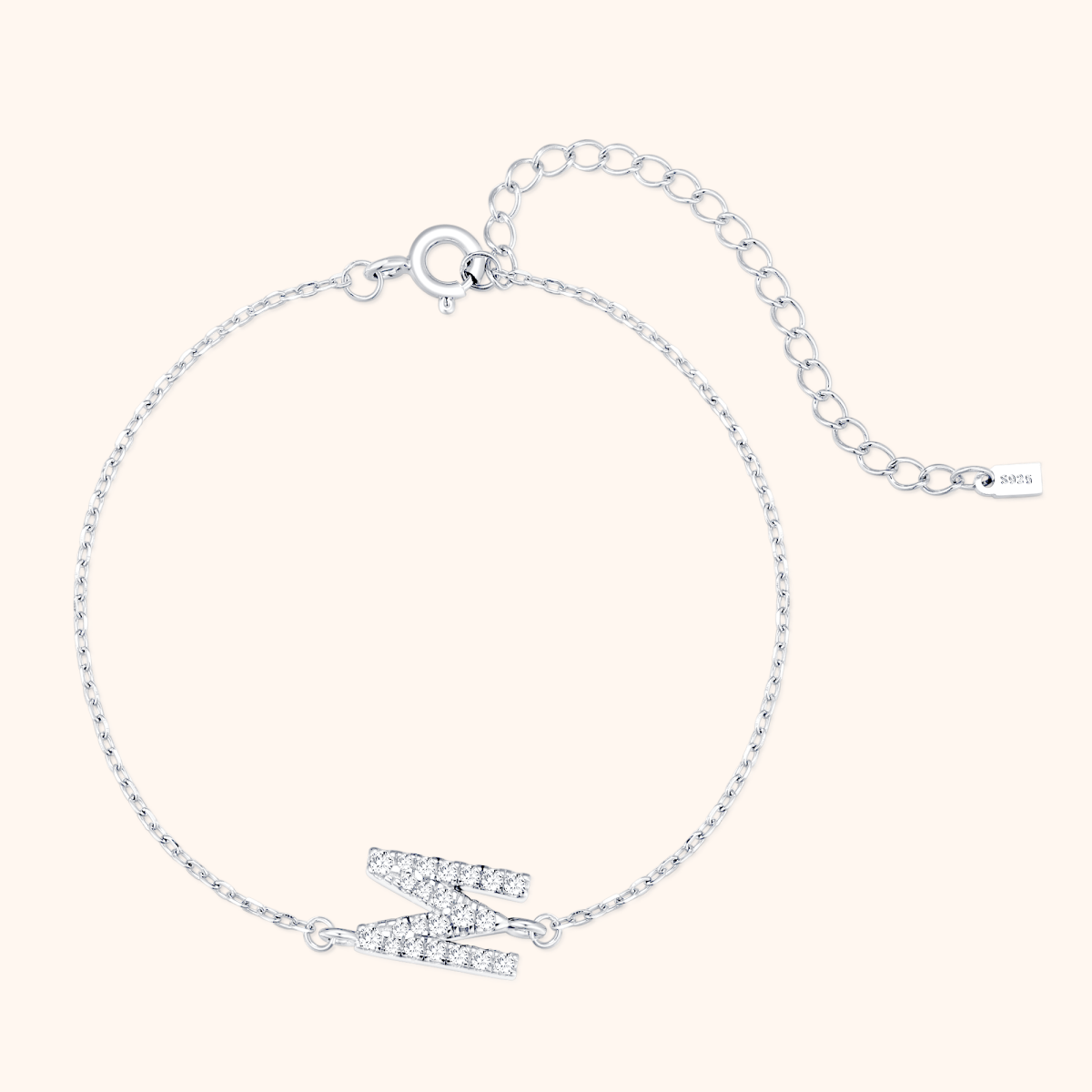 Alpha Letters Glitter Armband - Emily Schmuck