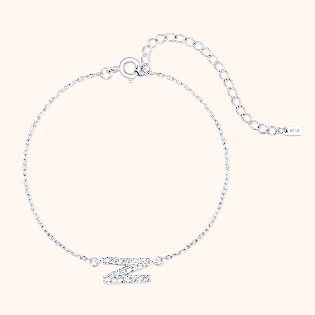 Alpha Letters Glitter Armband - Emily Schmuck