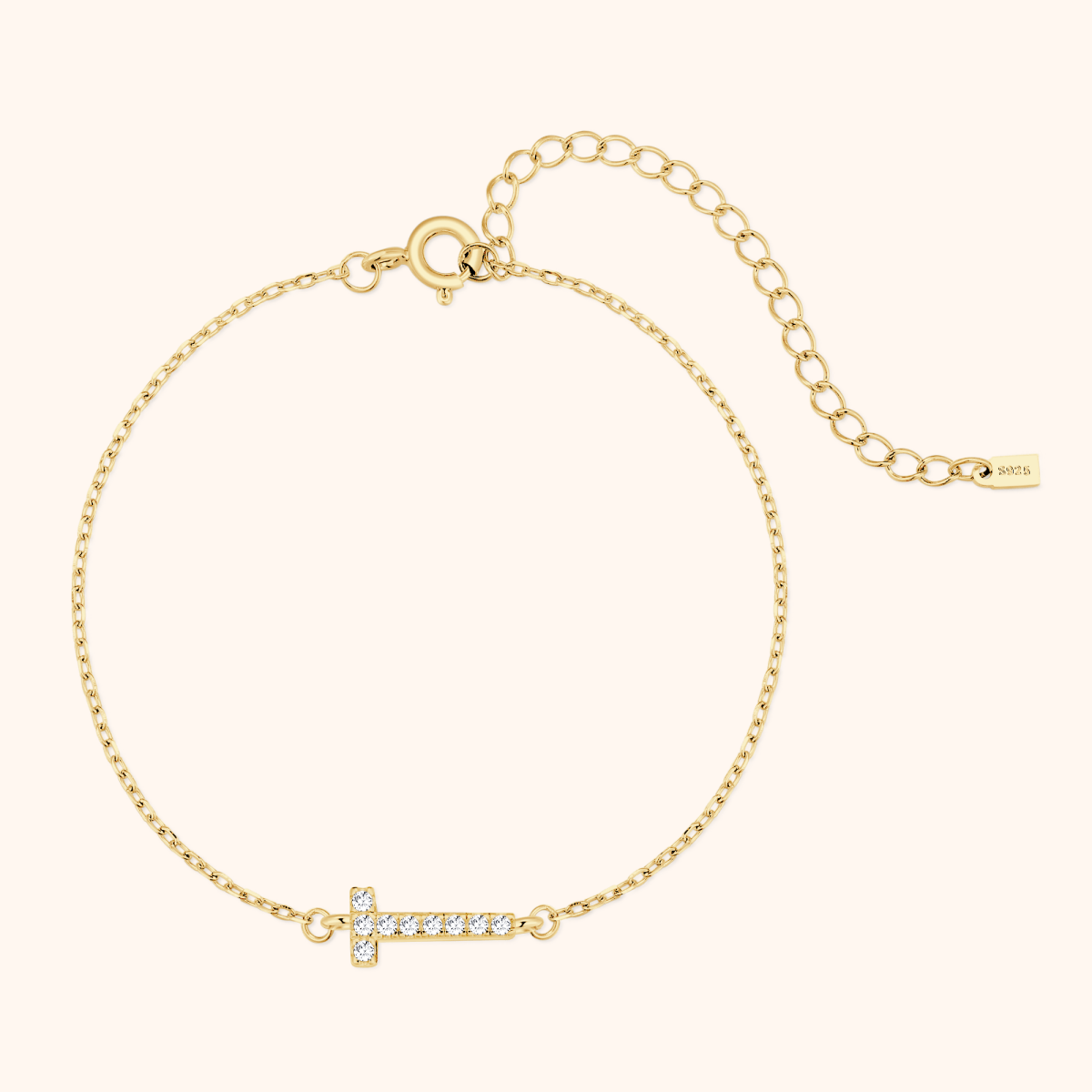 Alpha Letters Glitter Armband - Emily Schmuck