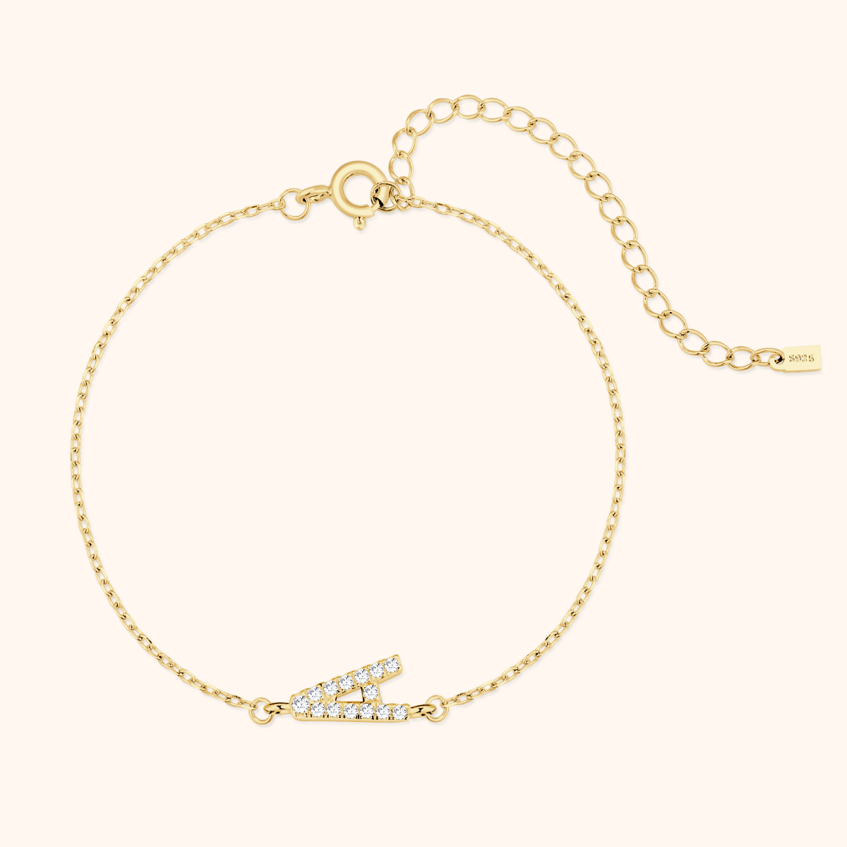Alpha Letters Glitter Armband - Emily Schmuck