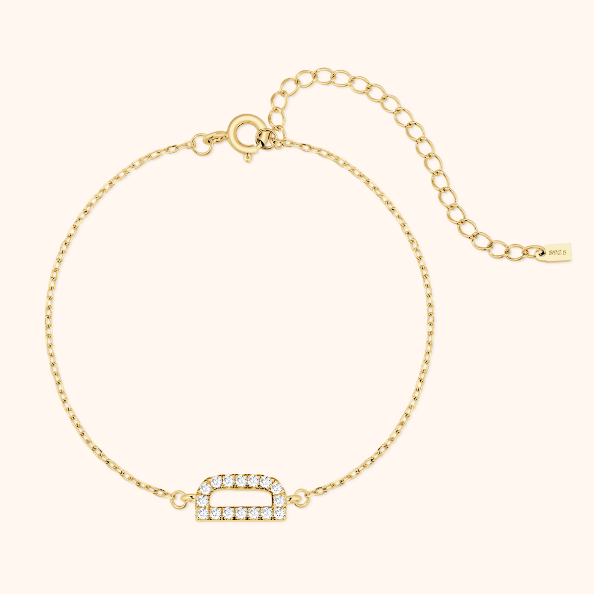 Alpha Letters Glitter Armband - Emily Schmuck