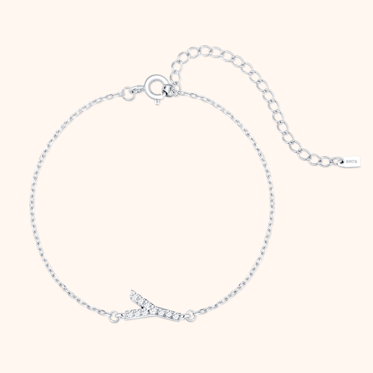 Alpha Letters Glitter Armband - Emily Schmuck