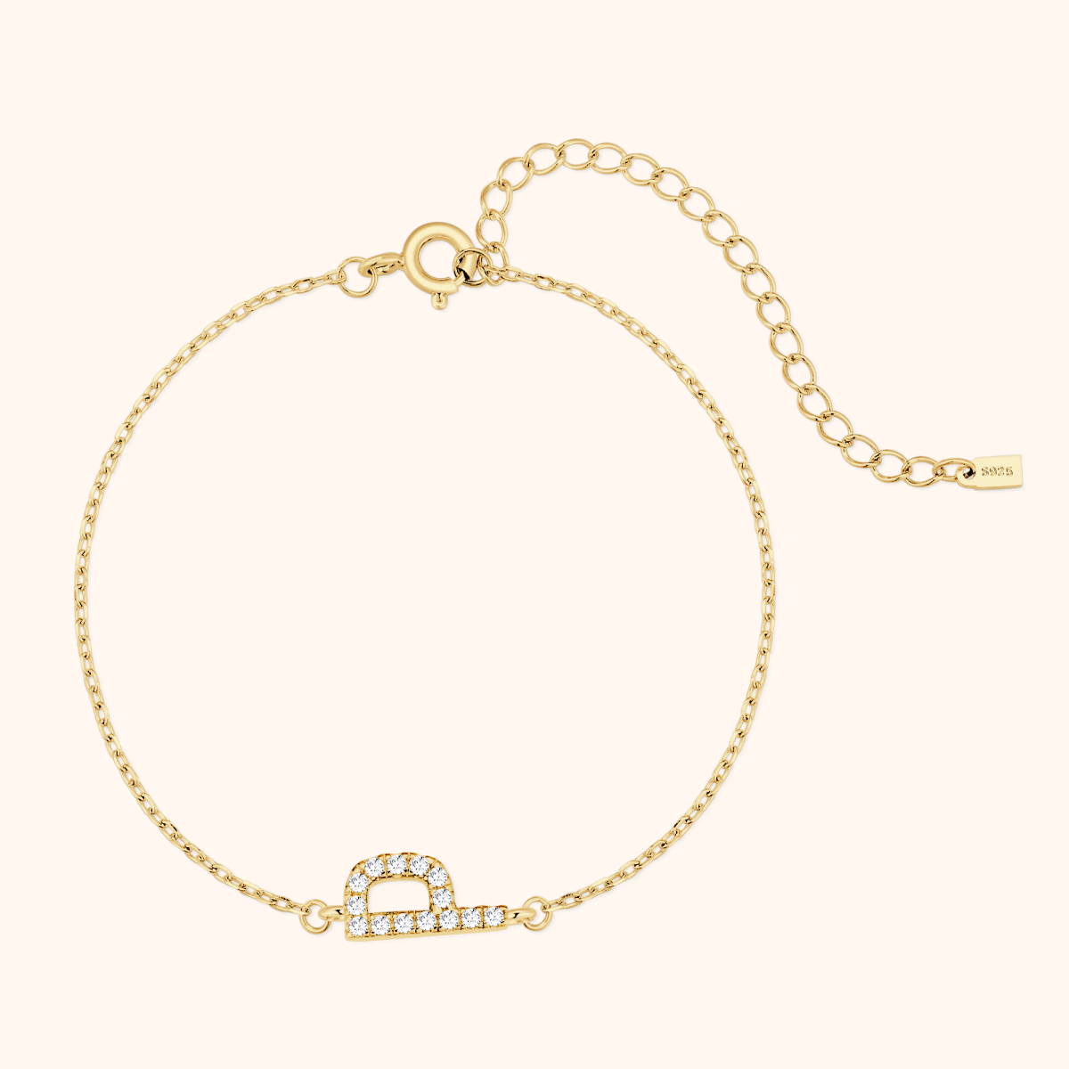 Alpha Letters Glitter Armband - Emily Schmuck