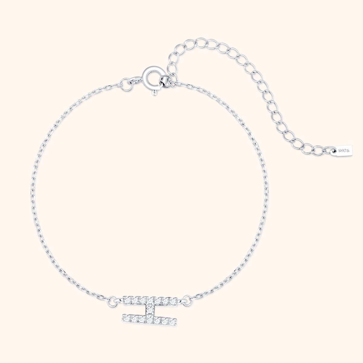 Alpha Letters Glitter Armband - Emily Schmuck