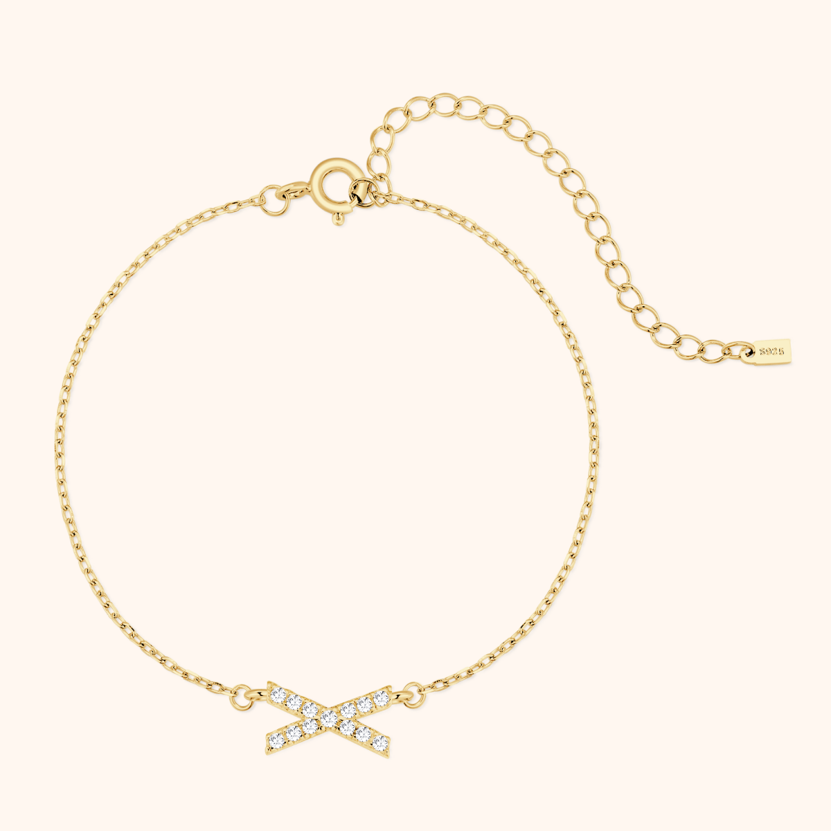 Alpha Letters Glitter Armband - Emily Schmuck