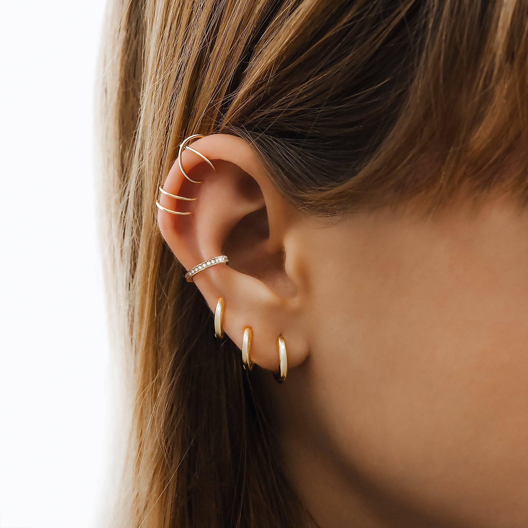 "3-Ringe" Ohrringe - Emily Schmuck