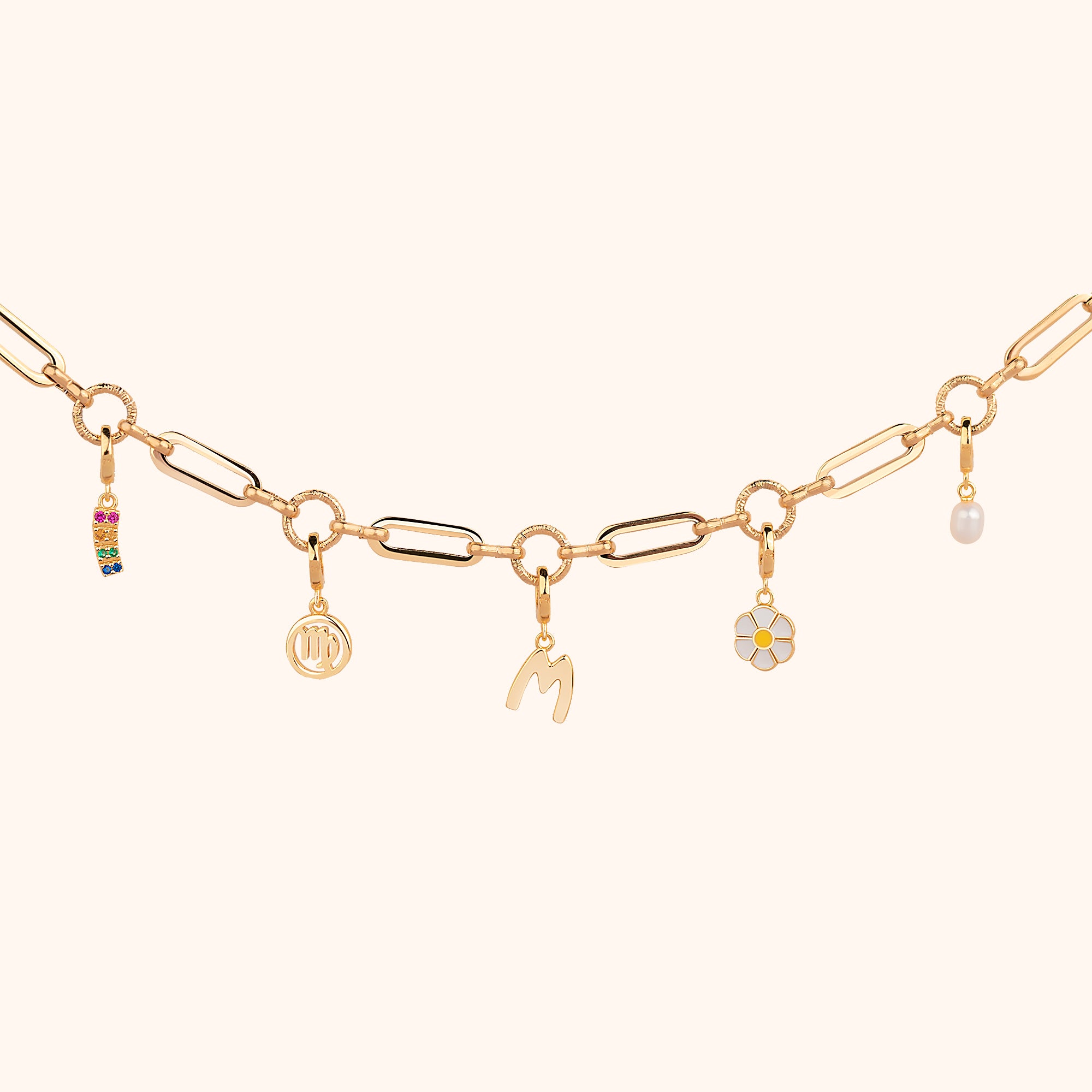 "Kleiner Farbbalken" Charm - Emily Schmuck