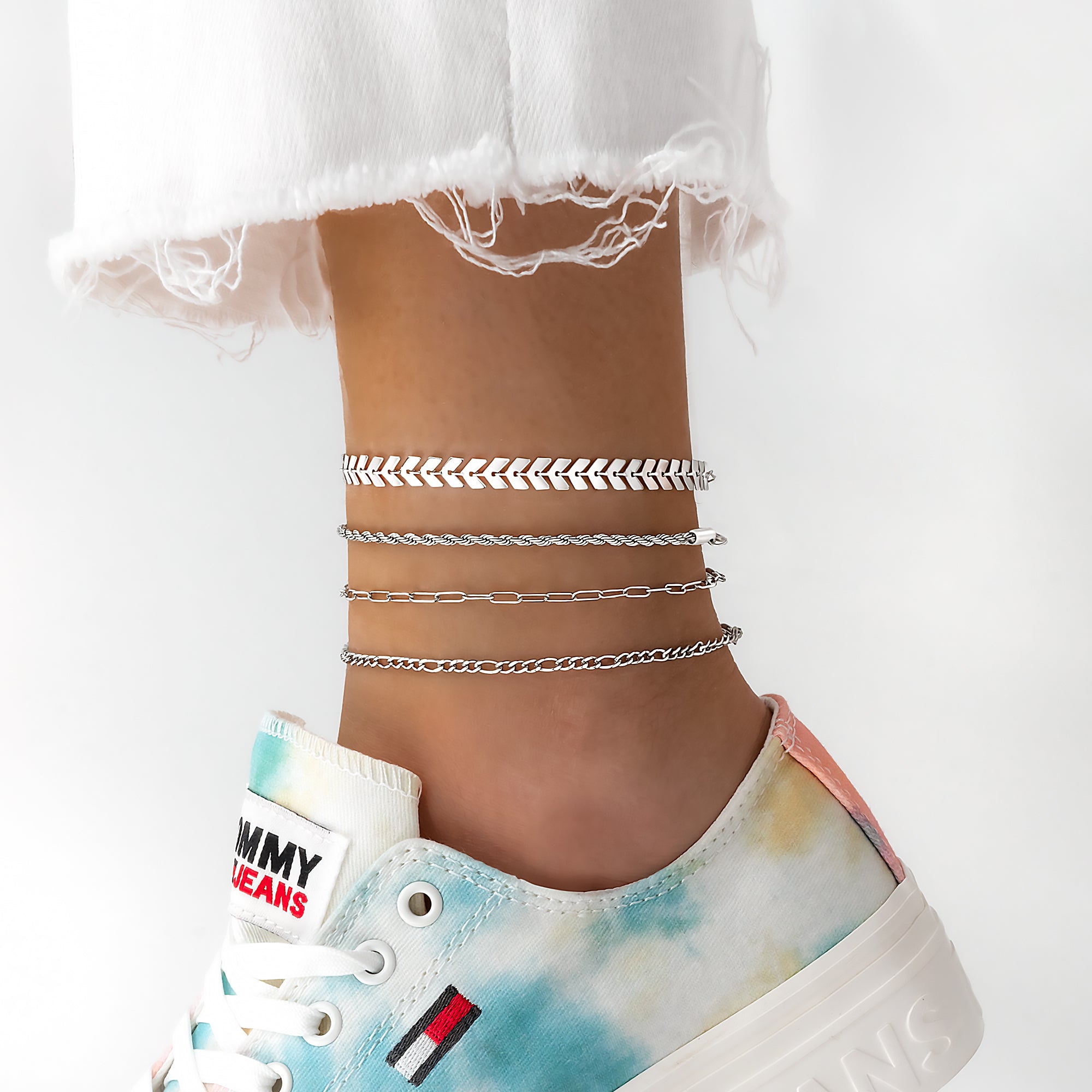 "Basics" Fußkettchen - Emily Schmuck