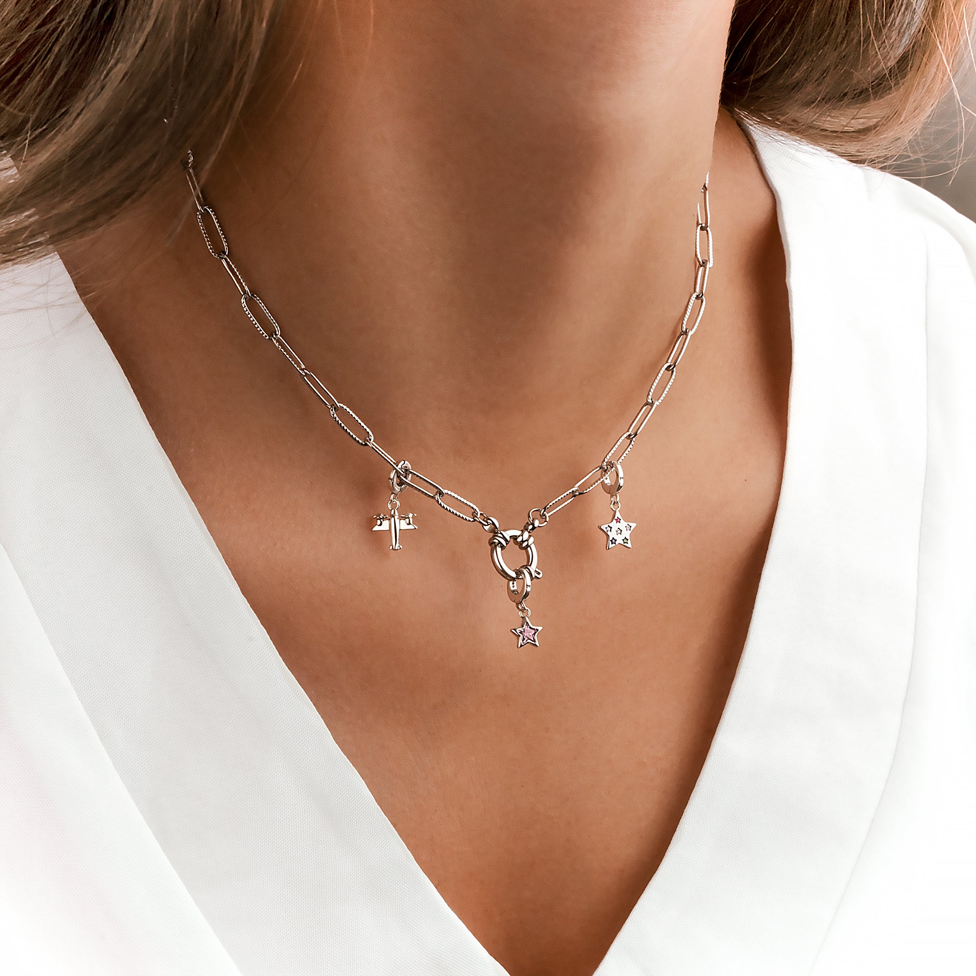 "Gefesselter Reifen" Halskette - Emily Schmuck