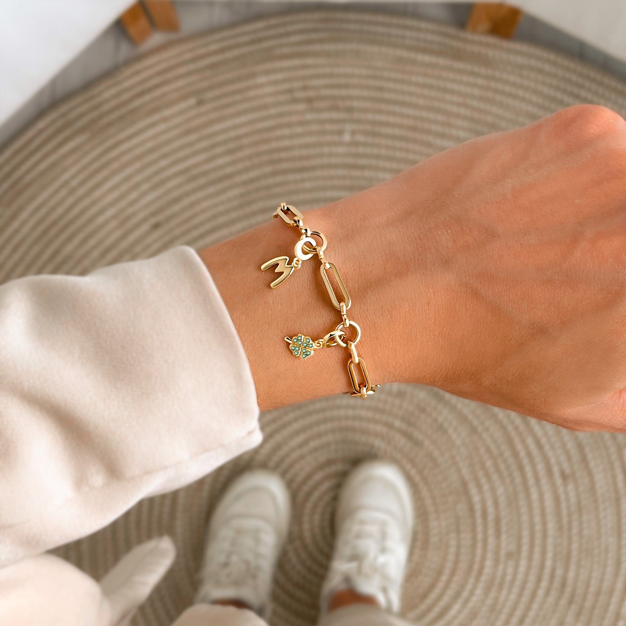 "Glied und Kreis" Armband - Emily Schmuck