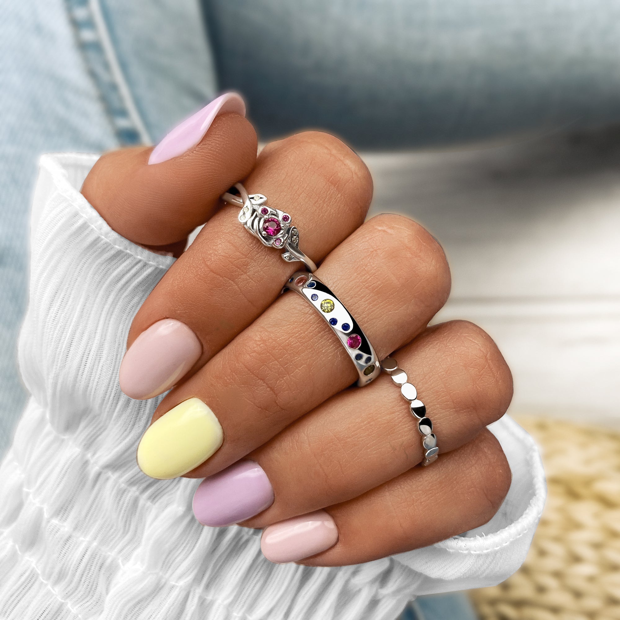 "Rosa Rose" Ring - Emily Schmuck