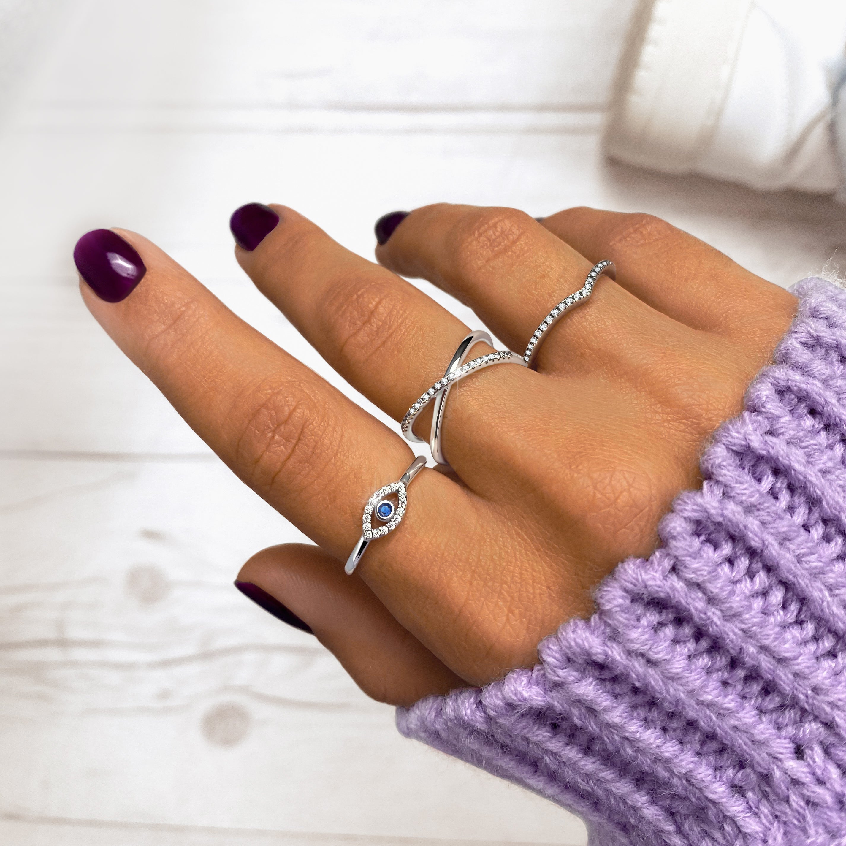 "Blaues Auge" Ring - Emily Schmuck