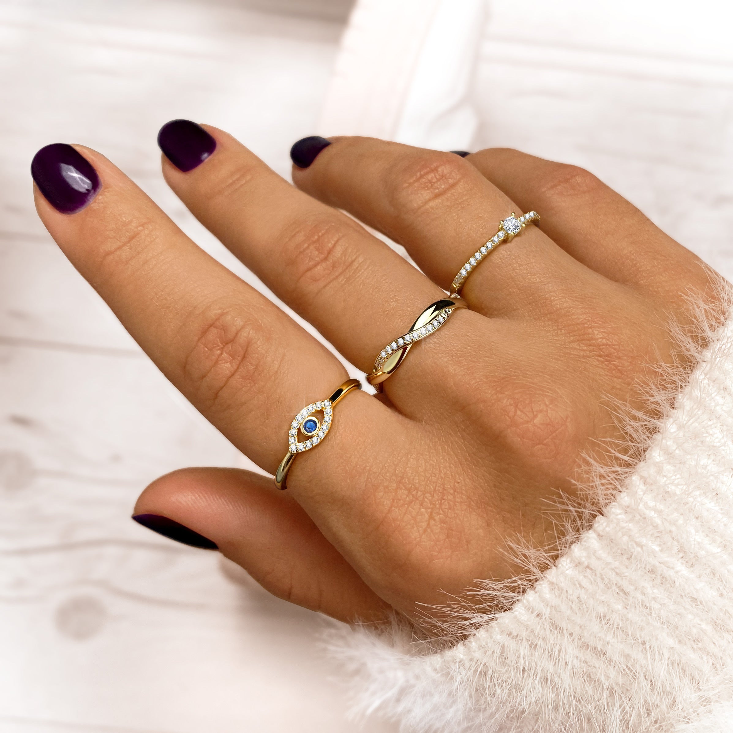 "Blaues Auge" Ring - Emily Schmuck