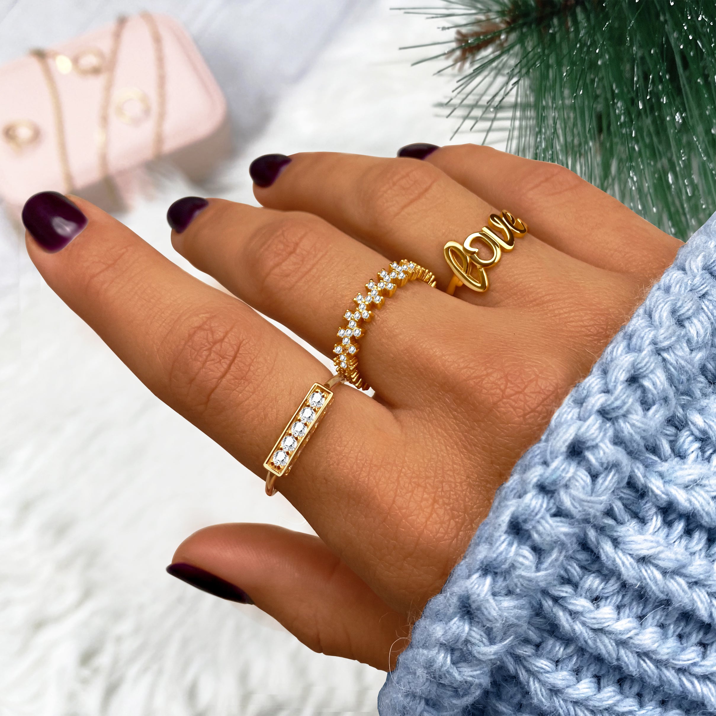 "Gewinde Blinkend" Ring - Emily Schmuck