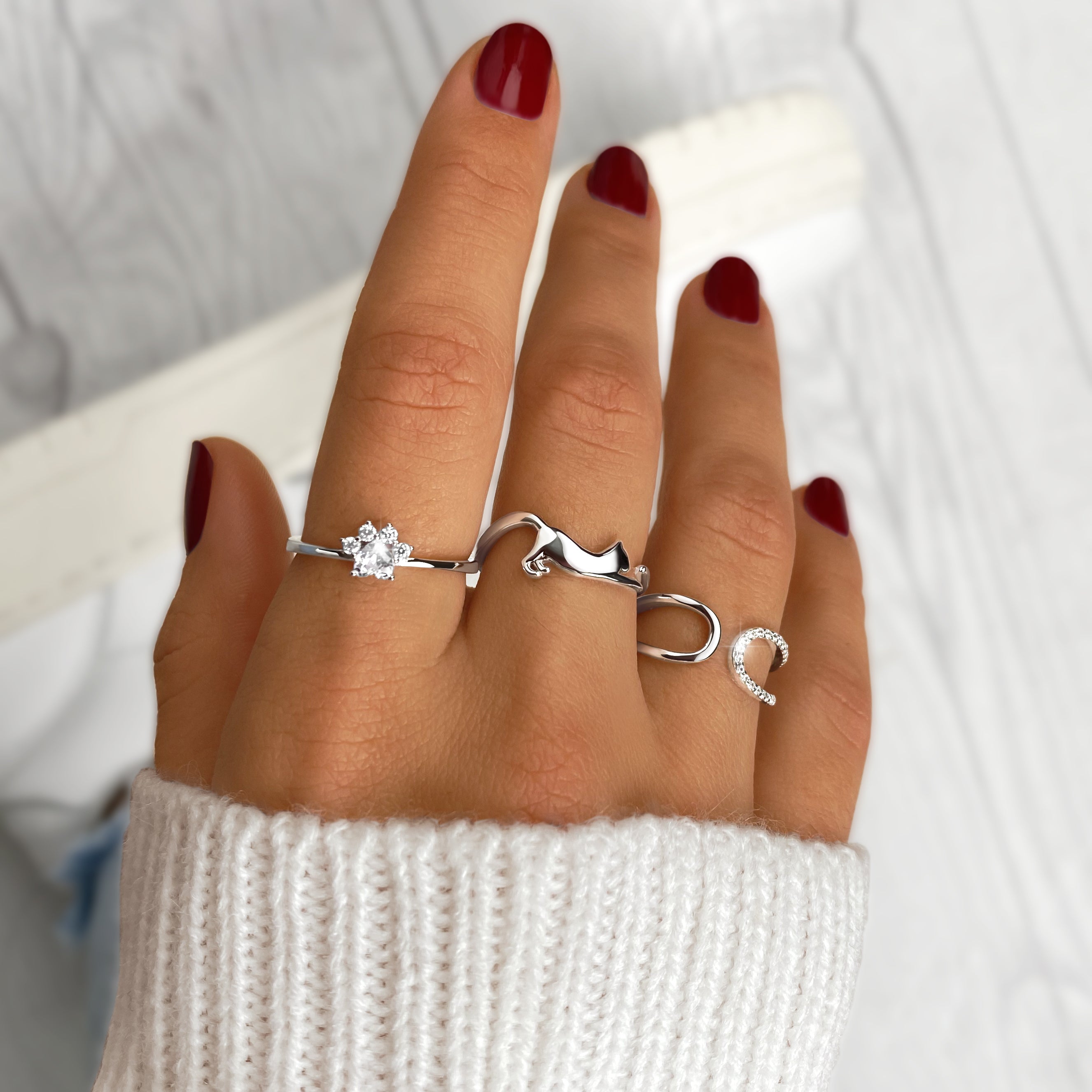 "Crochets" Ring - Emily Schmuck