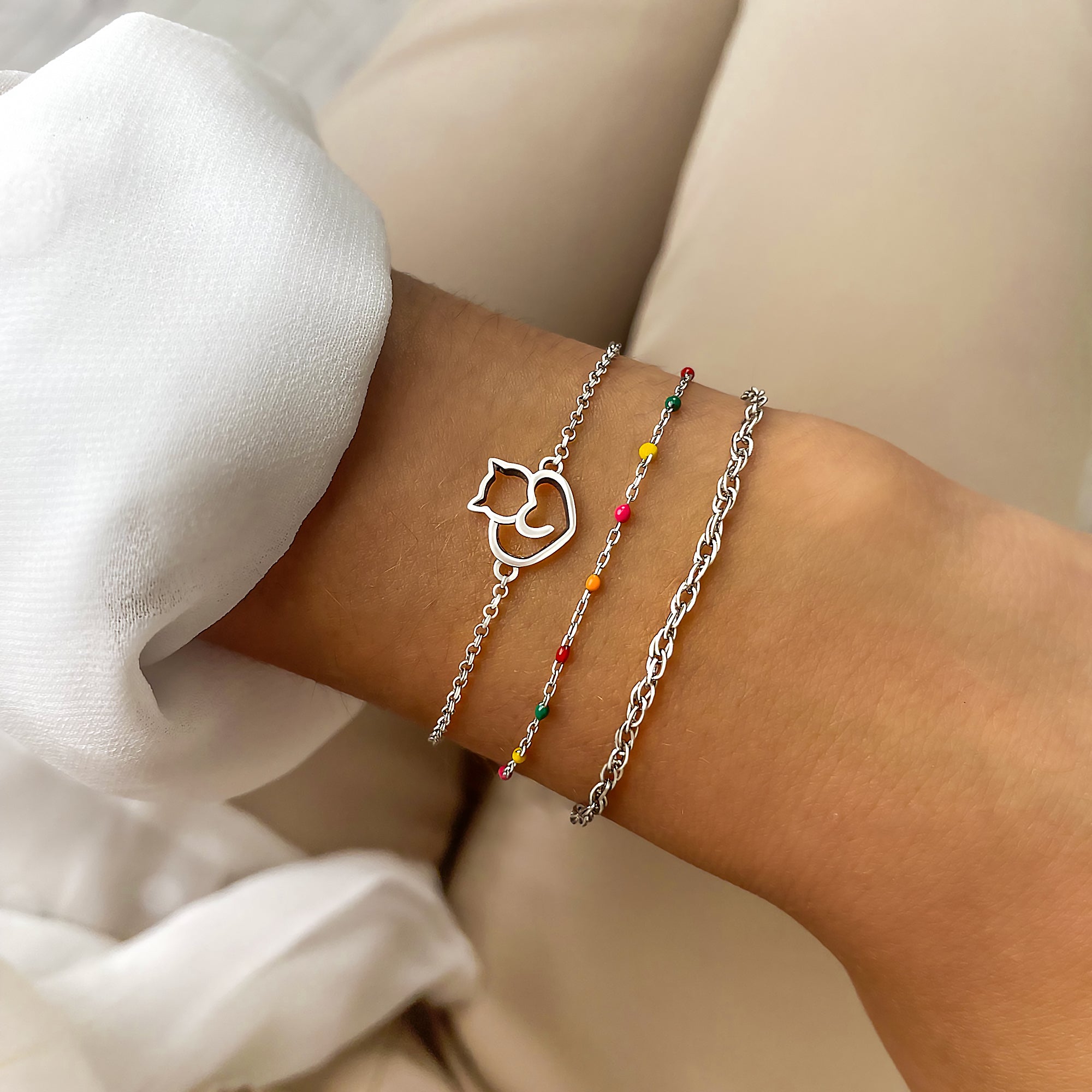 "Katze Liebhaber" Armband - Emily Schmuck