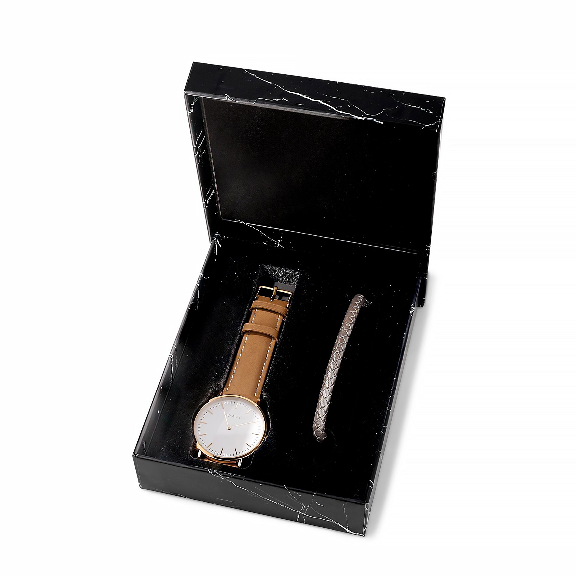 Uhr + BRAVE Armband Set ~ "Classic" - Emily Schmuck
