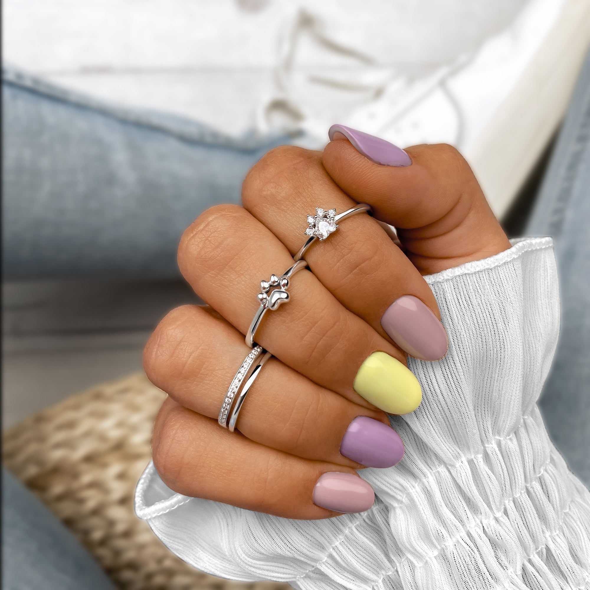 "Tier fußabdruck" Ring - Emily Schmuck