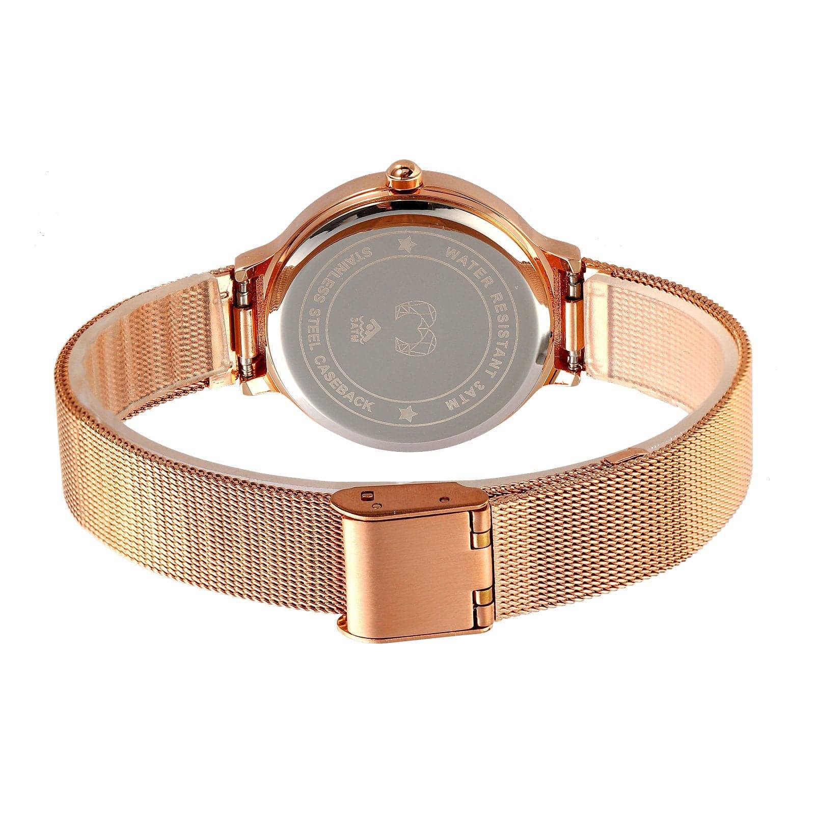 "Basis" Uhr ~ RosaWeiß - Emily Schmuck