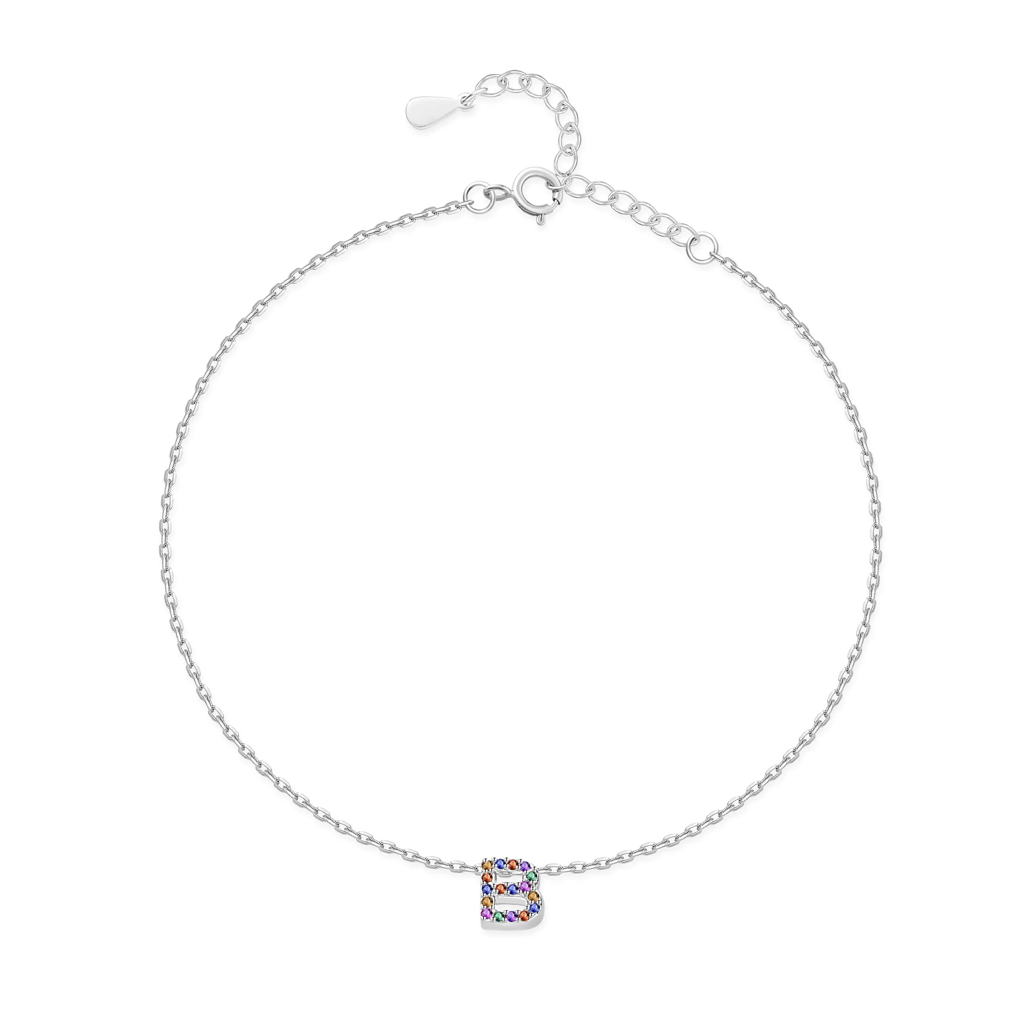 "Buchstabe" Fußkettchen - Emily Schmuck