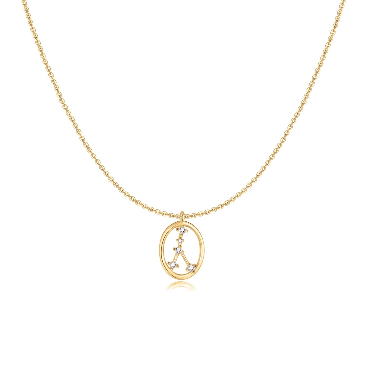 "Glänzender Zodiakus" Halskette - Emily Schmuck