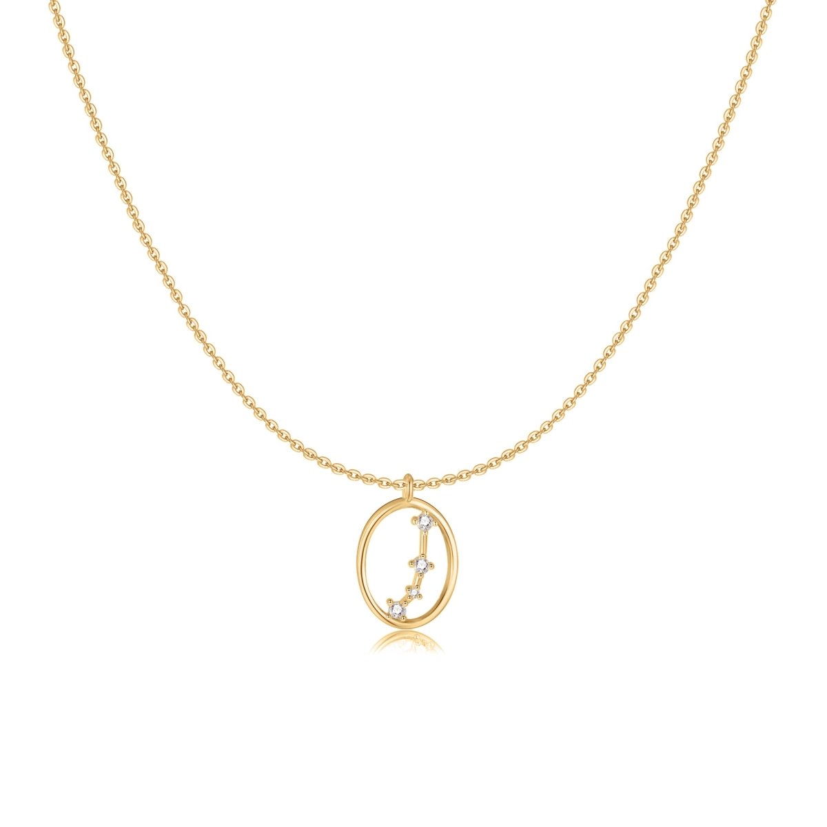 "Glänzender Zodiakus" Halskette - Emily Schmuck