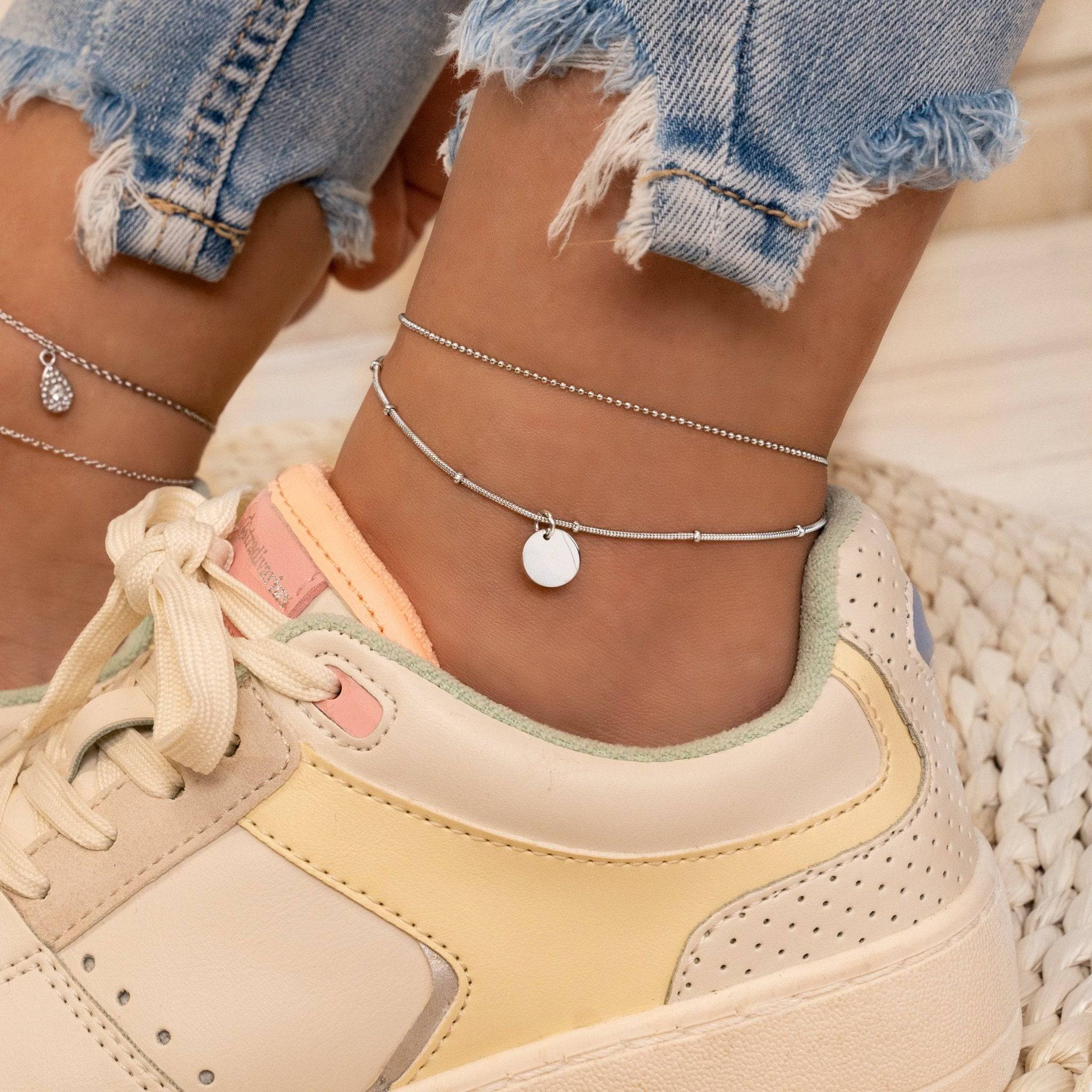 "Divine" Fußkettchen - Emily Schmuck